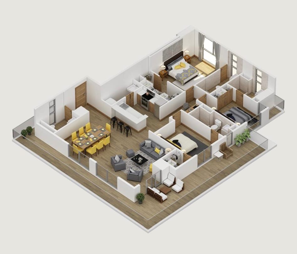 Apartamento de 3 dormitorios + terraza en venta en zona 10 — foto 13 de 17