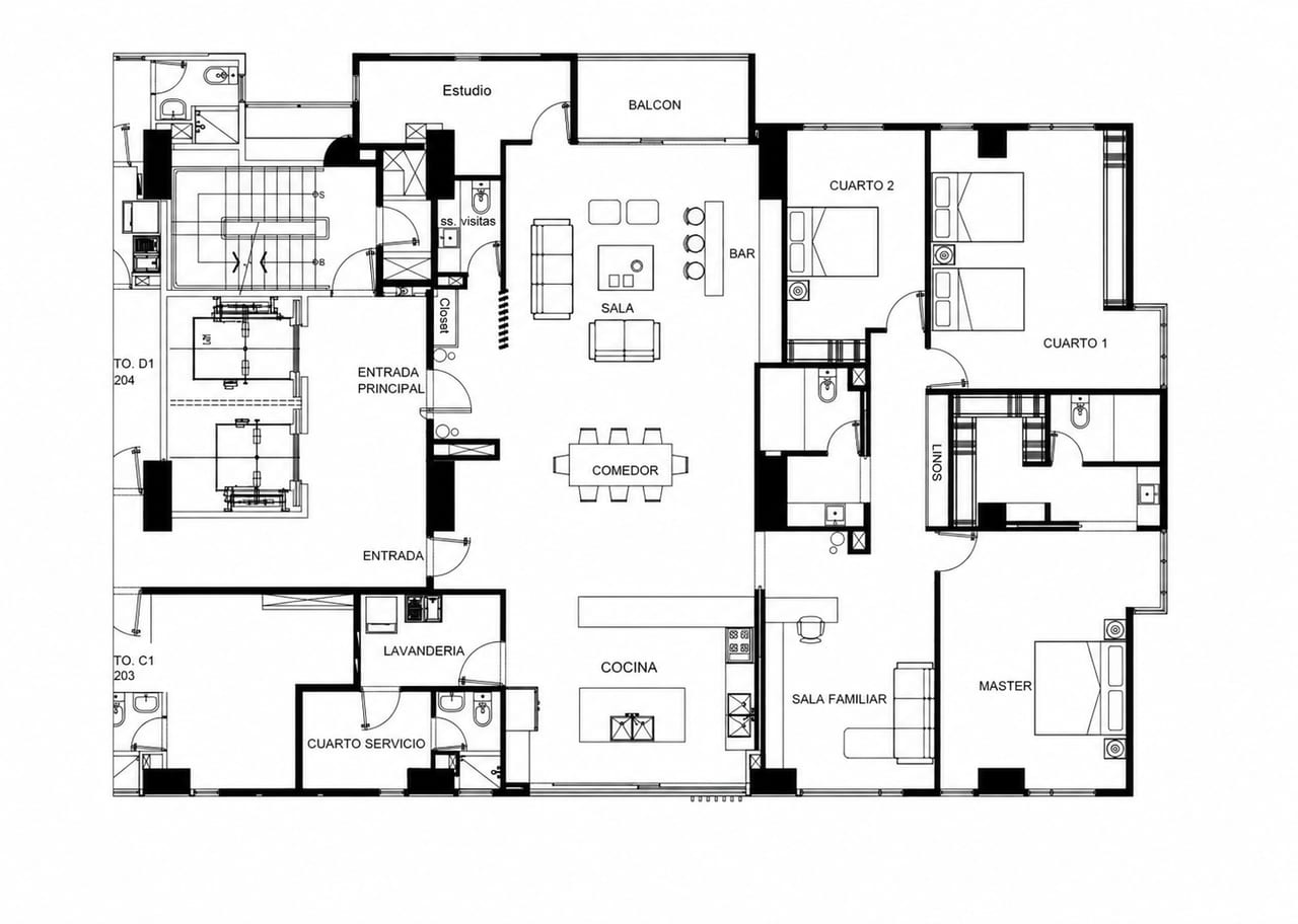 Apartamento de 246 mts2 en venta en zona 10 — foto 15 de 15