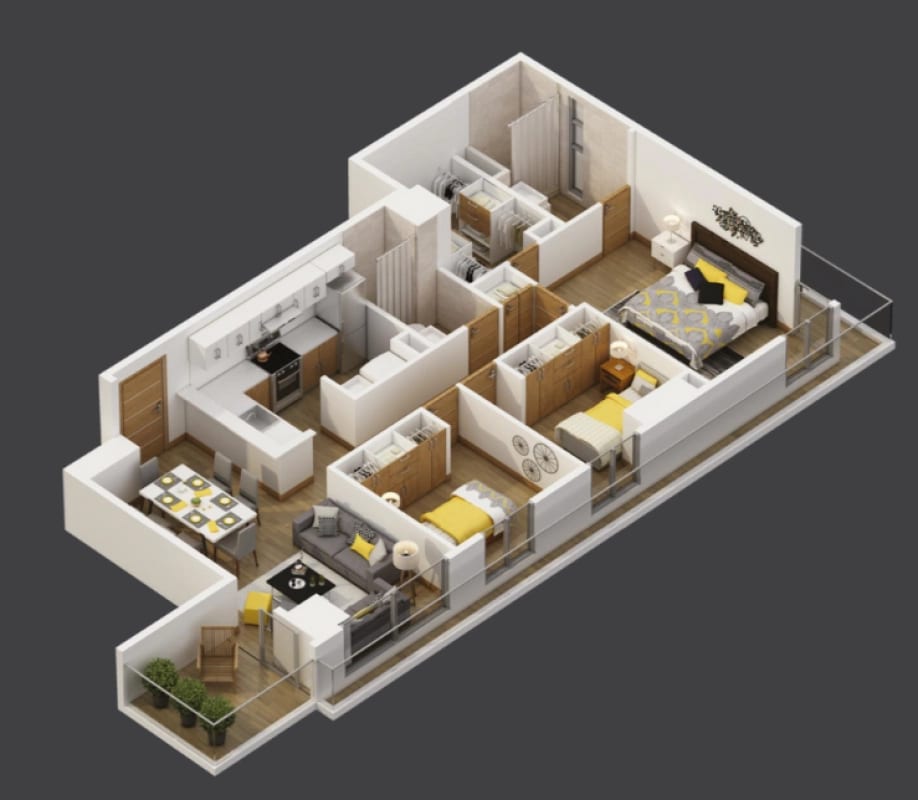 Apartamento de 3 dormitorios en venta zona 10 — foto 17 de 17