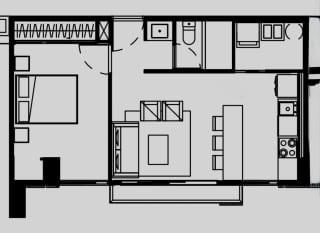 Apartamento de 1 dormitorio en renta en zona 13 — miniatura 7 de 14