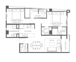 Apartamento de 2 dormitorios en venta en zona 13 — miniatura 7 de 10